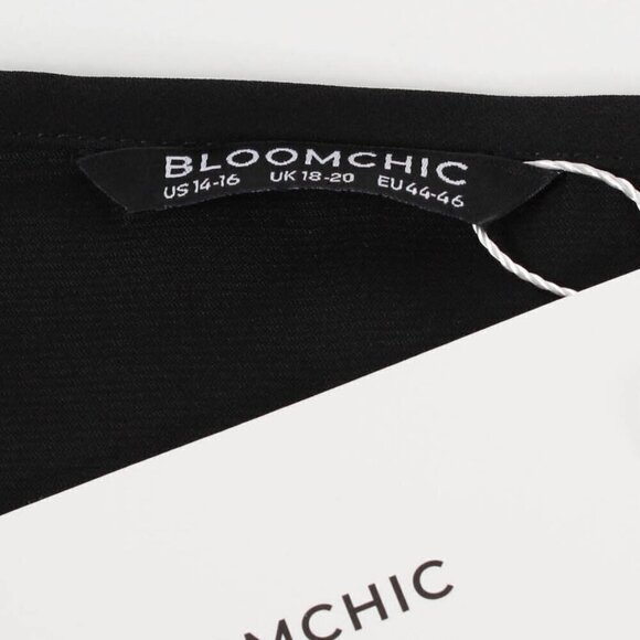 Bloomchic Halloween Crochet Lace Keyhole Bell Sleeve Blouse, NWT, 14-16 - Picture 4 of 5